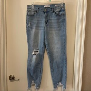 Judy Blue distressed Light Jeans